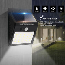 20 LED Solar Powered PIR Motion Sensor Light Outdoor Garden Security Wall Lights
