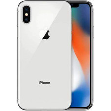 Apple iPhone X - 256GB - Silver (Unlocked) A1901 (GSM) Bad Mute Switch