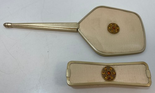 Hand mirror and brush set - hand,