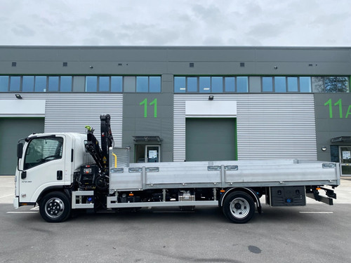 Isuzu n75 lwb - dropside, hiab