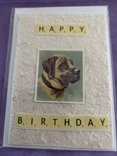 Hand Made Birthday Card Dog