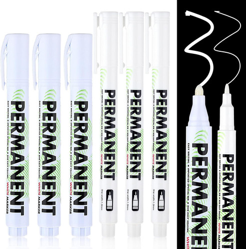 Acrylic white paint pens - acrylic,