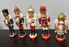Lot Of 5 Wooden Nutcracker