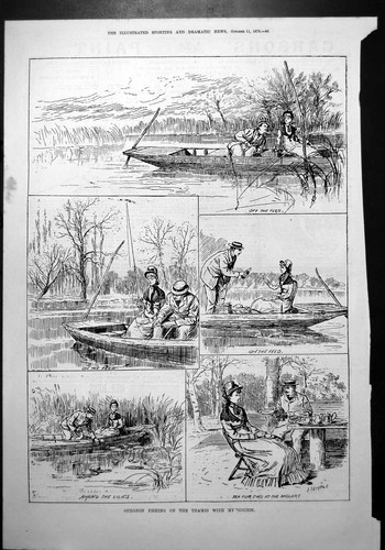 Old gudgeon fishing thames - gudgeon,