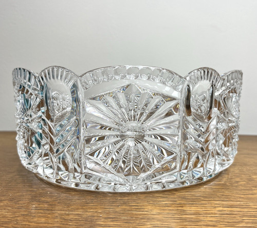 Decorative lead crystal bowl - lead,