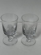 Wedgwood Glass 2x Goblet