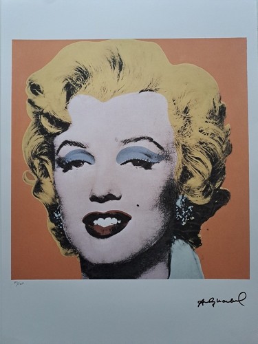 Andy warhol signed lithograph - warhol,
