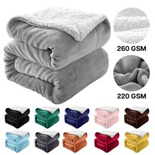 Sherpa Fleece Blanket Soft