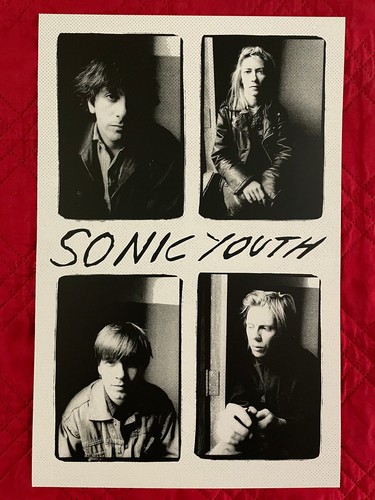 Sonic youth 11x17 poster - sonic,