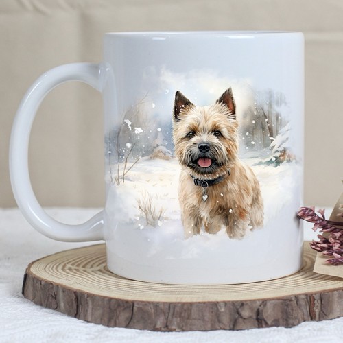 Cairn terrier dog winter - cairn,