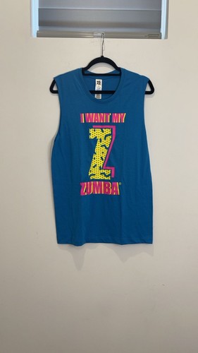 Zumba blue sleeveless - zumba,
