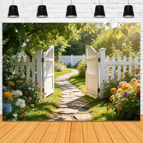 Enchanted garden backdrop - garden,