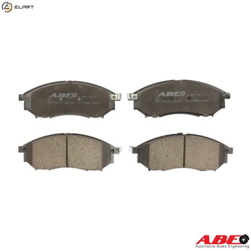 Brake pad set disc - set,