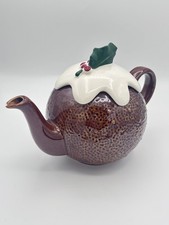 Vintage Price & Kensington Christmas Pudding Teapot - Made in England