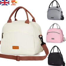 Insulated Lunch Bag Adult Woman Cool Food Storage Tote Box Shoulder Bag Small