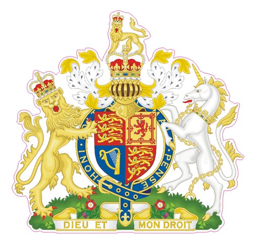 British royal coat arms - royal,