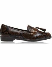 Linea Tassle Loafers Womens Brown Snake Print Size UK 4 *REFSSS68