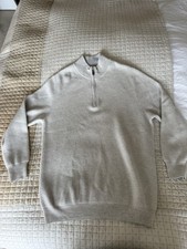 N Peal Ribbed Cashmere 1/4 Zip