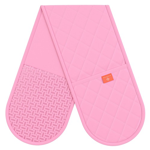 Pink oven gloves kiyotsu - pink, by