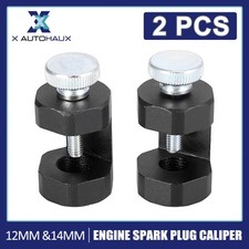 2pcs Matte Black 12mm 14mm Car