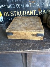 Original Wooden Small Solid Maple Butchers Chopping Block - Wood Butchers Block