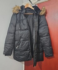 Silky Smooth F&F Gorgeous Black Puffer / F&F Puffa / Tesco Coat Jacket / Tesco