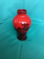 ROYAL DOULTON LOVELY FLAMBE VASE.