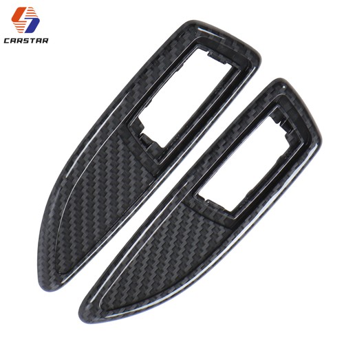 Carbon fibre effect wing - carbon,
