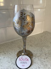 Lolita wine glass "Venom" , not used just displayed