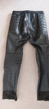 Men's Leather Biker Trousers Jeans ,GENUINE 'SCOTT LEATHERS UK 32" ??