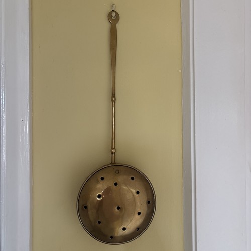 Vintage brass bed warmer pan - vintage,