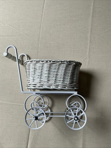 Baby doll white wicker - doll,