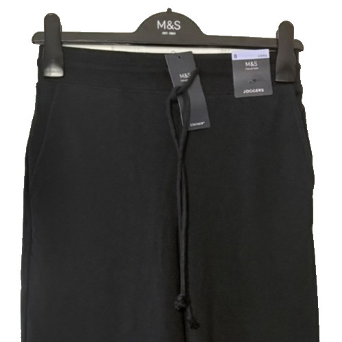 Ladies joggers black - m&s,
