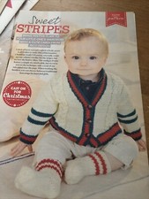 Baby Stripe Cabled Cardigan