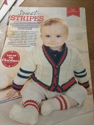 Baby stripe cabled - cabled, cardigan