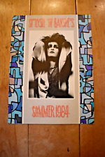 Siouxsie & The Banchees 1984  Concert Programme