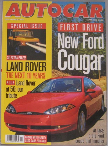 Autocar april 1998 featuring - autocar,