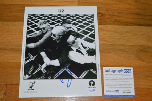 Bono autographed 8x10 - u2,