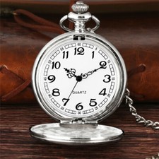 Mens Silver Smooth Quartz