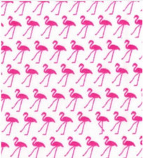Flamingo Cotton Poplin Fabric