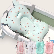 Baby Bath Cushion Newborn Babybath Tub Pad Seat Support Insert Pillow Adjustable