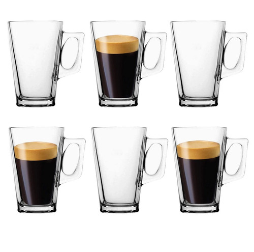 Pack coffee glass cups latte - pack,