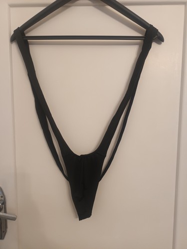 Mens black mankini underwear - mens,