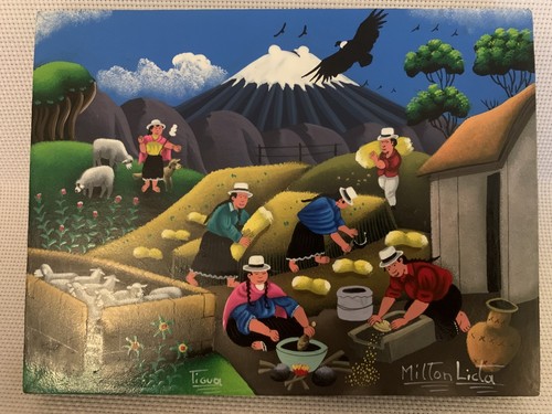 Milton licta signed folk - milton,