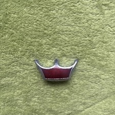 Vintage Vanden Plas Metal Crown Car Badge Emblem