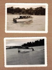 Two Vintage Photos of a Cabin