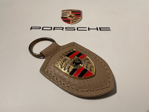 Genuine porsche leather - genuine, crest