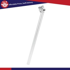 Bike Seat Post 27.2x500mm Adjustable with Fixing Clip Aluminum Alloy