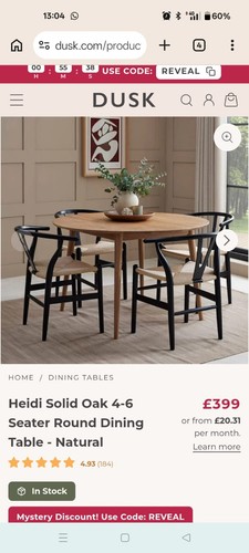 Dusk heidi solid oak - heidi,
