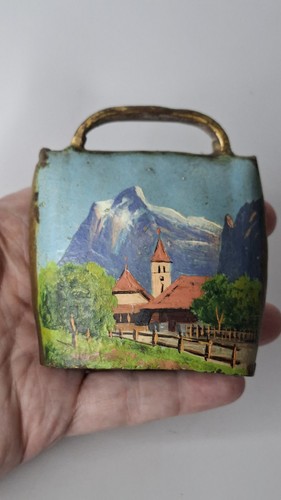 Swiss brass toll painted - swiss,
